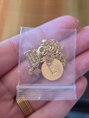 Kate Spade Gold Initial 'E' Pendant Necklace